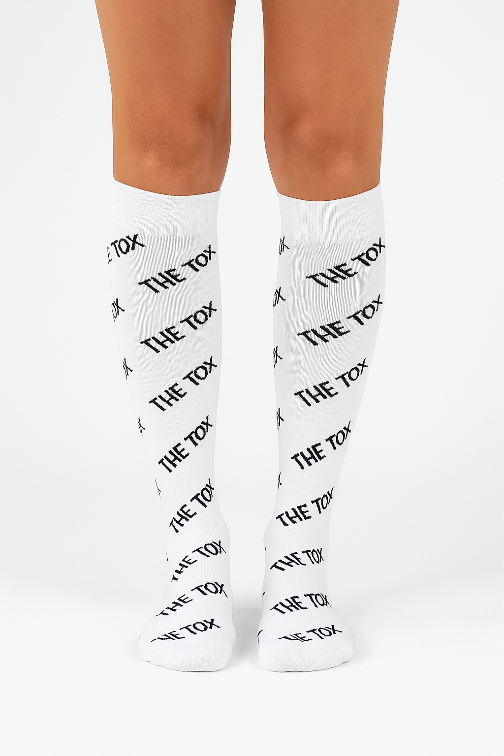 The Tox Compression Socks White