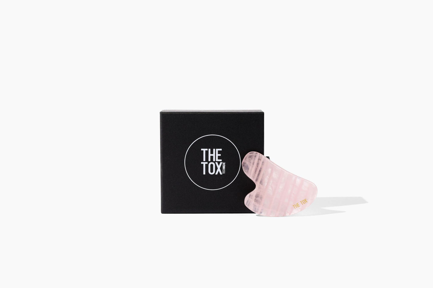 Rose Quartz Heart Tox Gua Sha